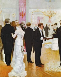 La Réception de mariage, vers 1900